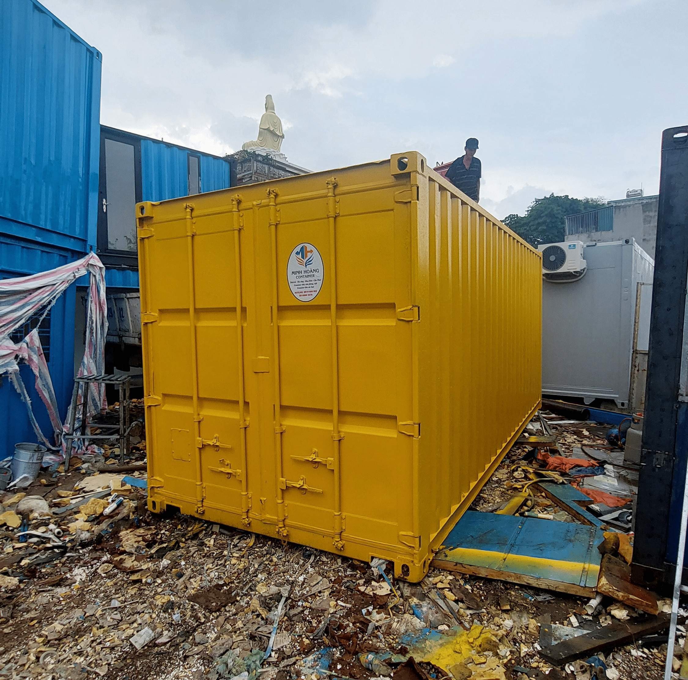 Container kho 20 feet vàng
